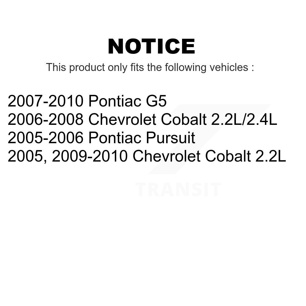 Air And Cabin Filters Kit For Chevrolet Cobalt Pontiac G5 Pursuit KFL-100272