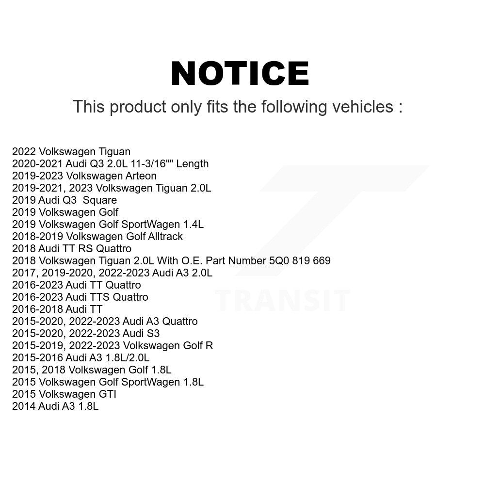 Air And Cabin Filters Kit For Volkswagen Tiguan Audi A3 Quattro Golf GTI SportWagen R S3 Q3 Alltrack TT Arteon TTS RS KFL-100412