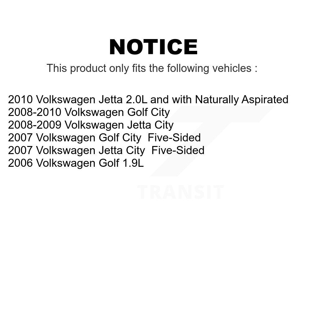 Air And Cabin Filters Kit For Volkswagen Jetta Golf City KFL-100497