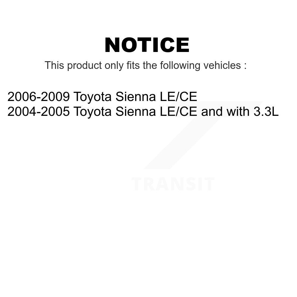 Air And Cabin Filters Kit For Toyota Sienna KFL-100513