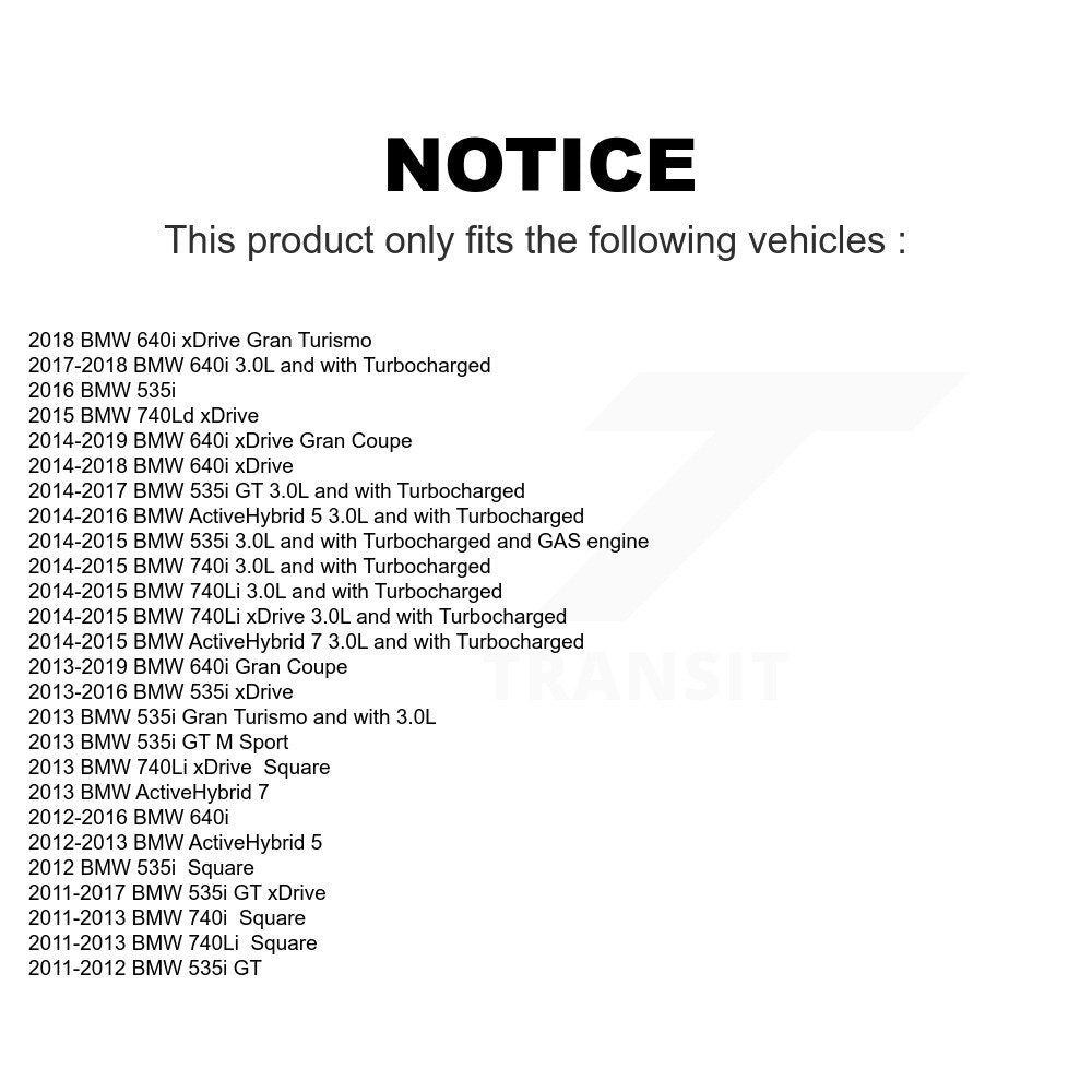 Air And Cabin Filters Kit For BMW 535i xDrive 640i 740Li 740i Gran Coupe GT Turismo ActiveHybrid 5 740Ld 7 KFL-100586