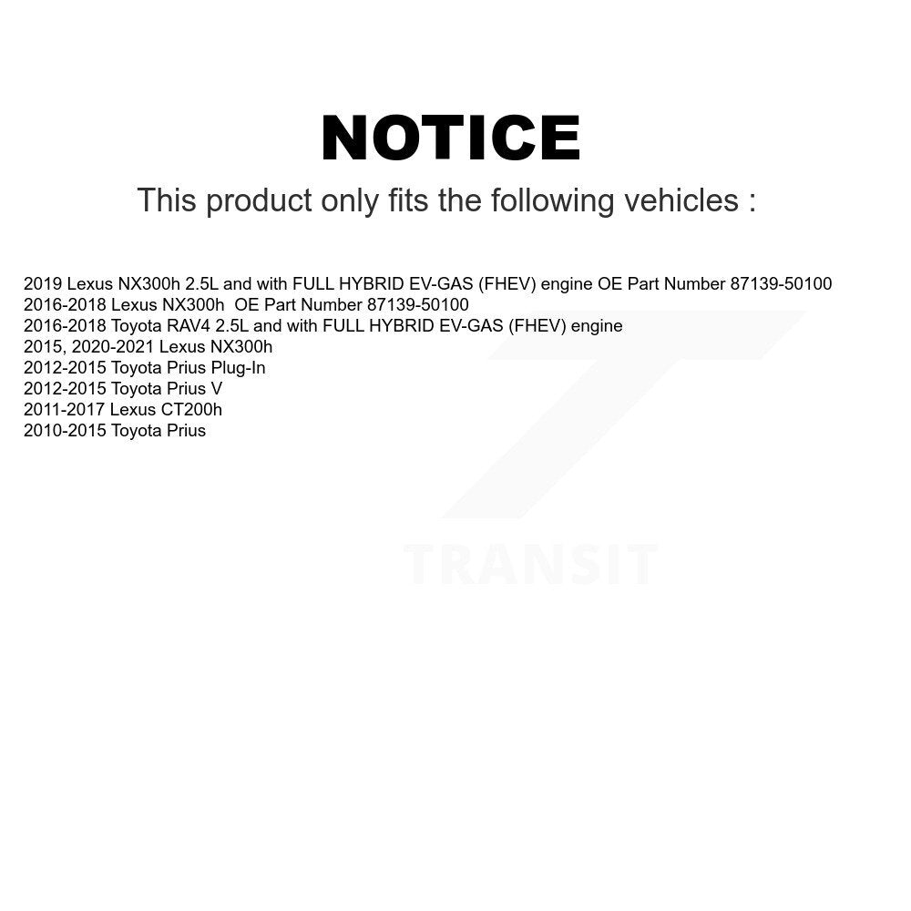 Air And Cabin Filters Kit For Toyota RAV4 Prius V Lexus CT200h Plug-In NX300h KFL-100602