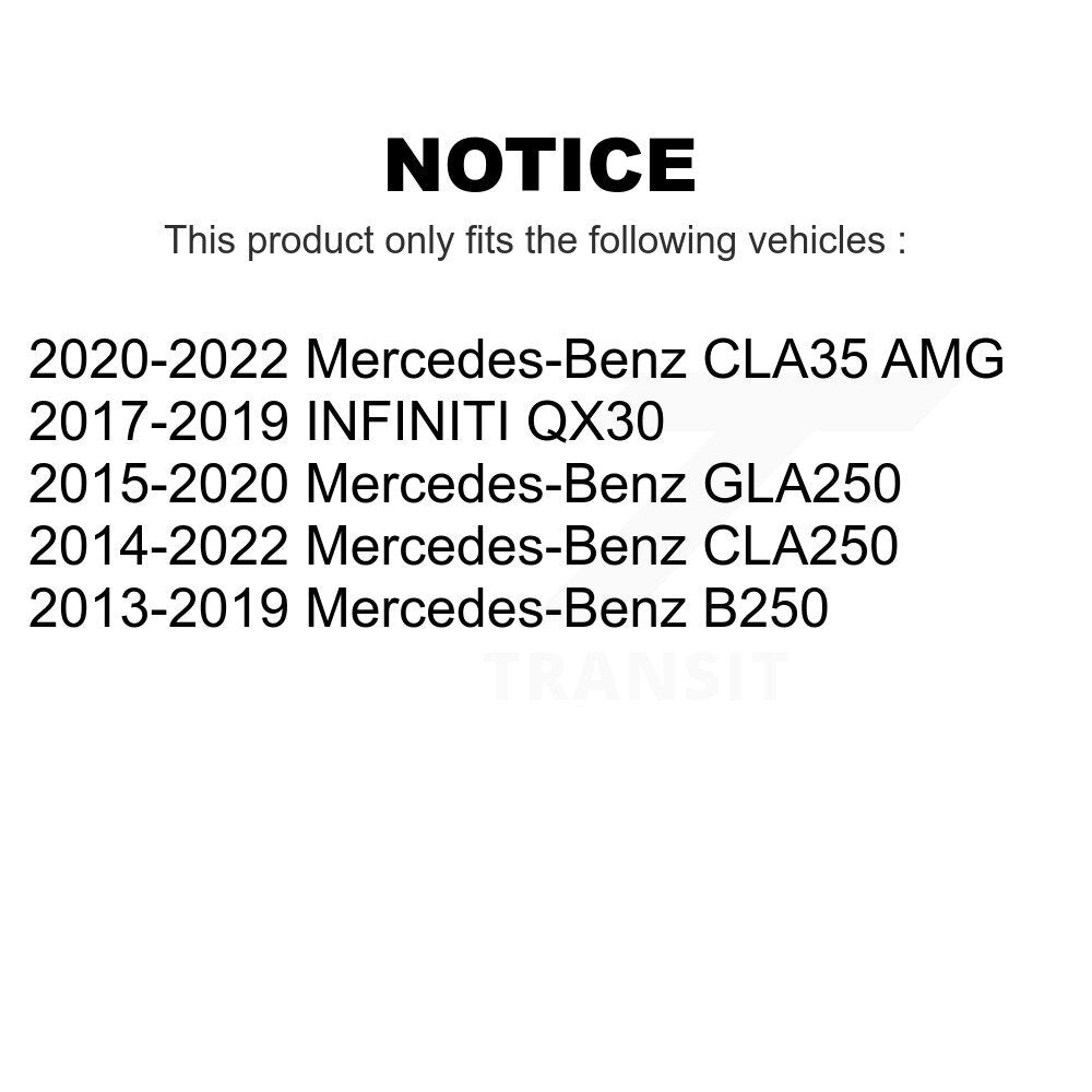 Air And Cabin Filters Kit For Mercedes-Benz CLA250 GLA250 INFINITI QX30 B250 CLA35 AMG KFL-100645