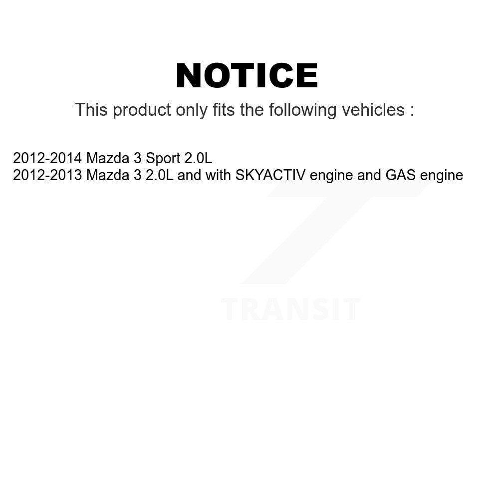 Air And Cabin Filters Kit For Mazda 3 Sport KFL-100744