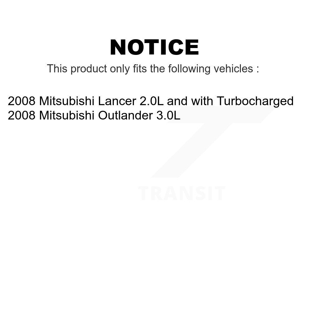 Air And Cabin Filters Kit For 2008-2008 Mitsubishi Lancer Outlander KFL-100748