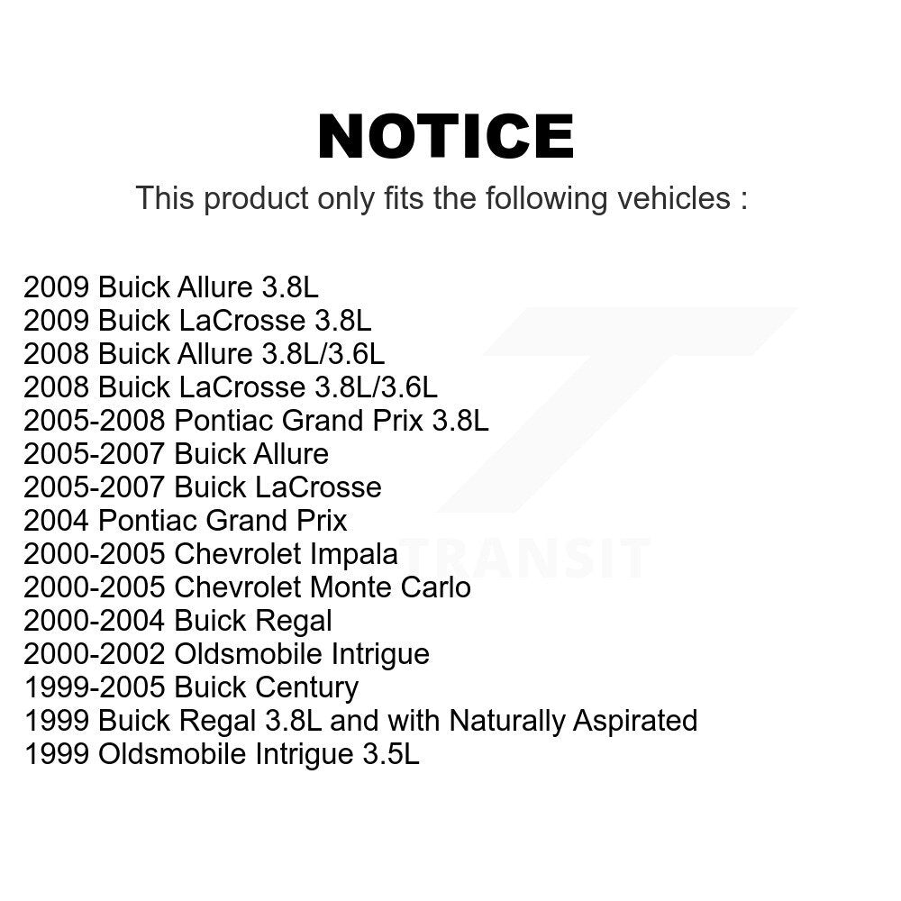 Air And Cabin Filters Kit For Chevrolet Buick Impala Century Pontiac Grand Prix LaCrosse Monte Carlo Regal Oldsmobile Intrigue Allure KFL-100775