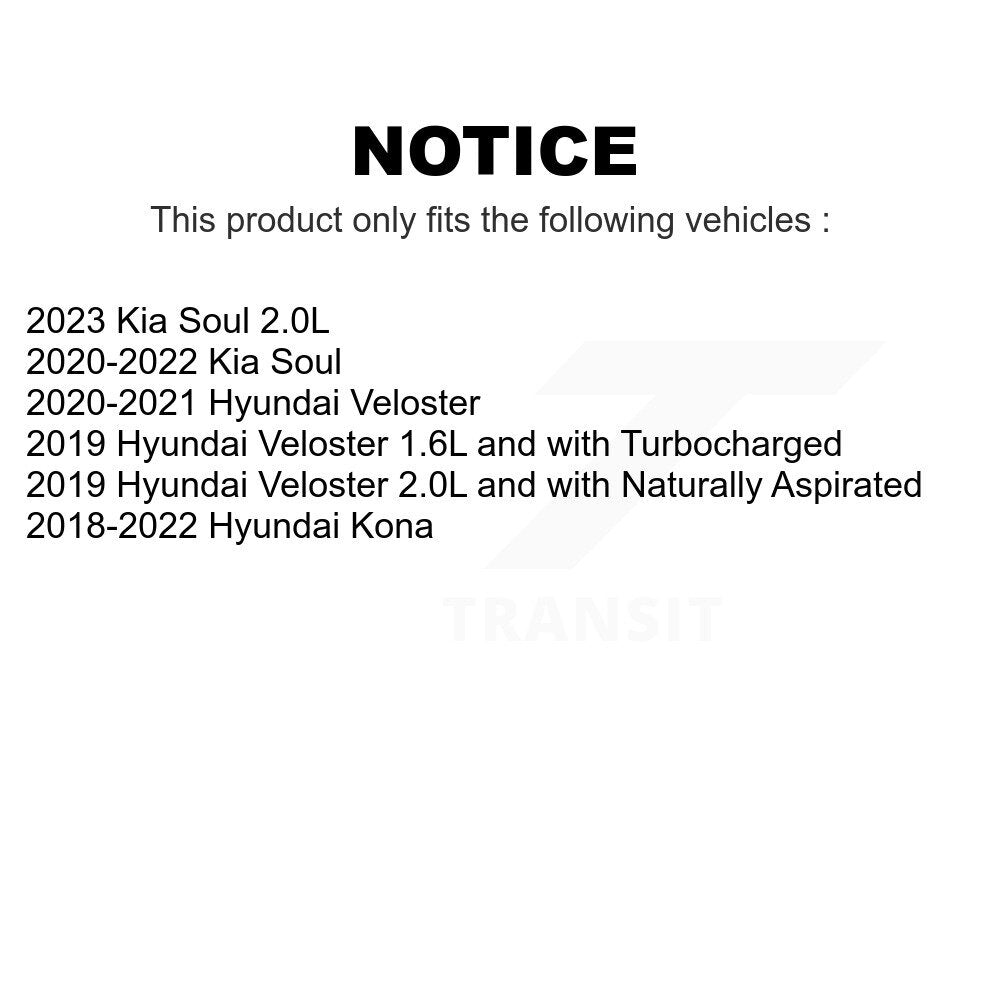 Air And Cabin Filters Kit For Hyundai Kona Kia Soul Veloster KFL-100841