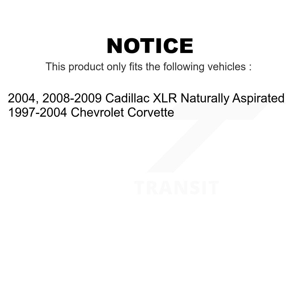 Front Coated Disc Brake Rotors Kit For Chevrolet Corvette Cadillac XLR KG-101481