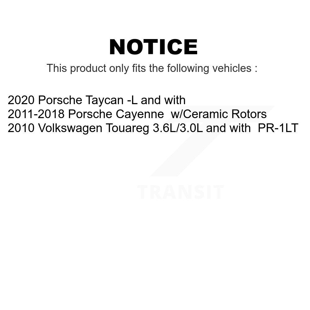 Mpulse Front Disc Brake Pads Wear Sensor (2 Pack) For Porsche Cayenne Volkswagen Touareg Taycan KSE-100028