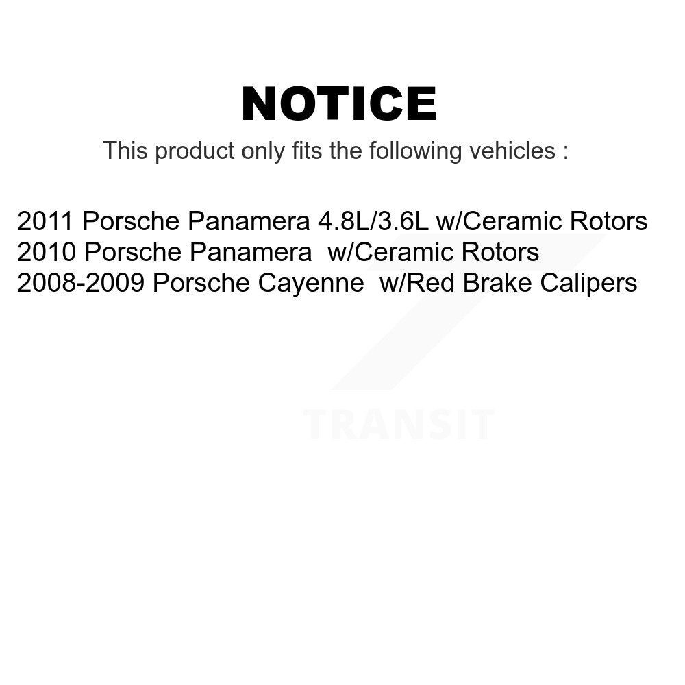 Mpulse Front Disc Brake Pads Wear Sensor (2 Pack) For Porsche Cayenne Panamera KSE-100044