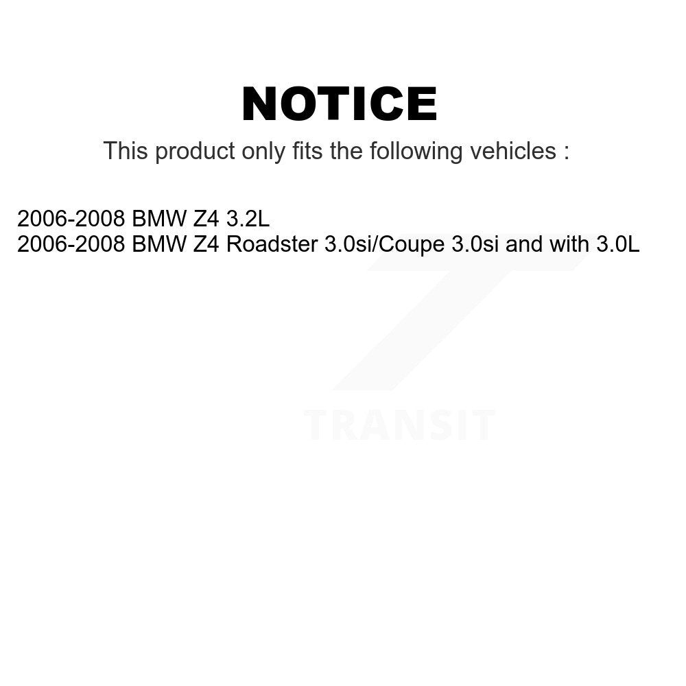 Mpulse Front Disc Brake Pads Wear Sensor (2 Pack) For BMW Z4 KSE-100047