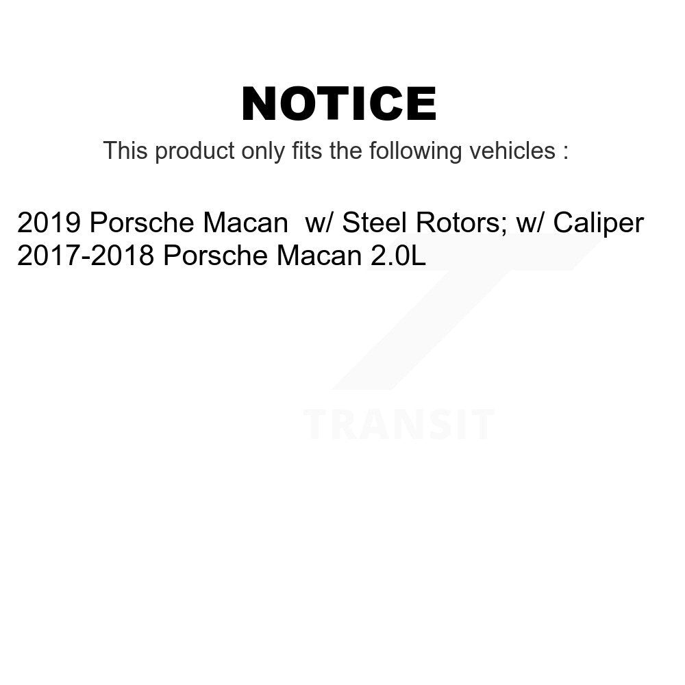 Mpulse Front Disc Brake Pads Wear Sensor (2 Pack) For Porsche Macan KSE-100067