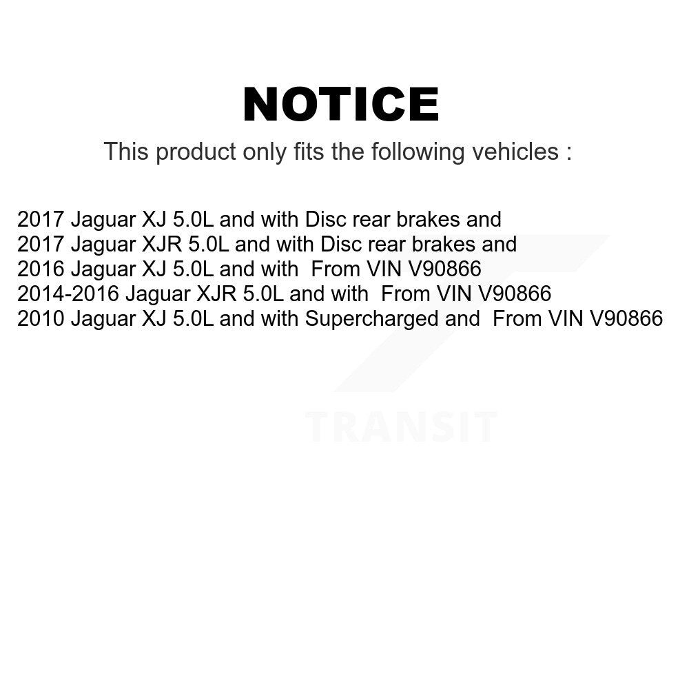 Mpulse Front Rear Disc Brake Pads Wear Sensor (4 Pack) For Jaguar XJ XJR KSE-100206