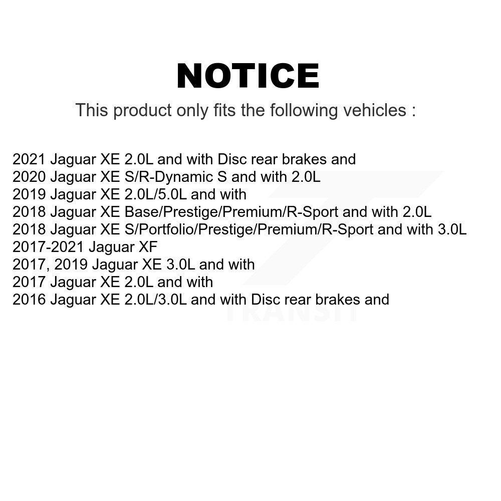Mpulse Rear Disc Brake Pads Wear Sensor (2 Pack) For Jaguar XE XF KSE-100271
