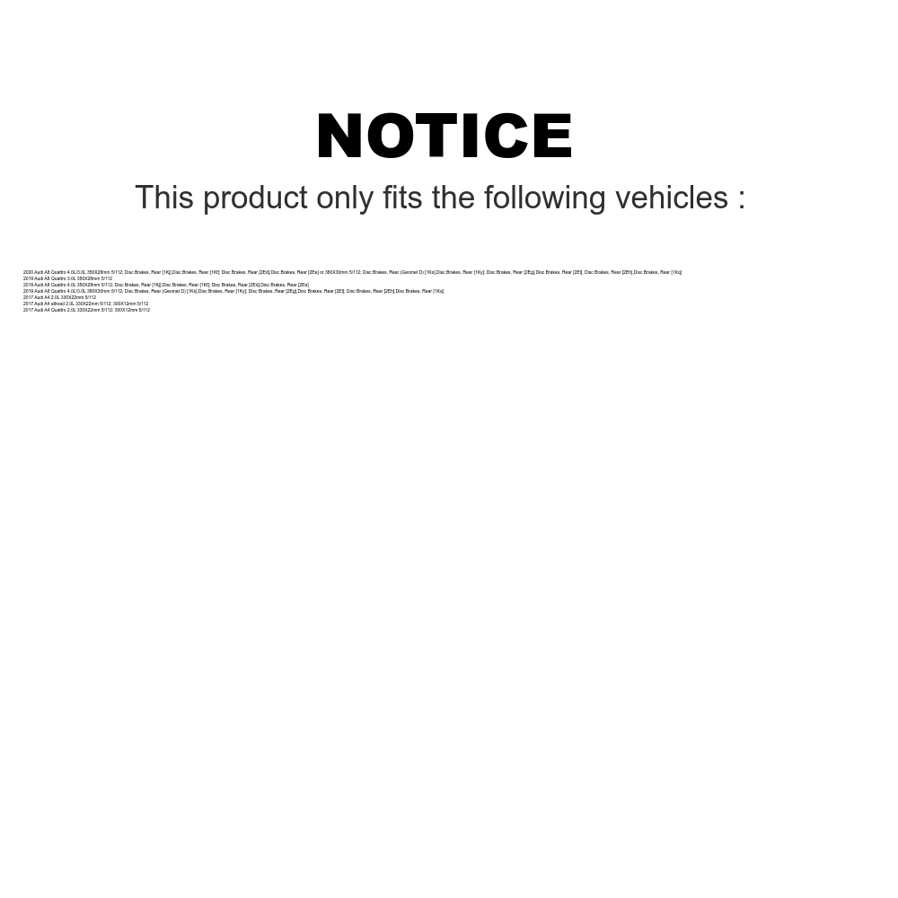 Mpulse Rear Disc Brake Pads Wear Sensor (2 Pack) For Audi A4 A5 Quattro S5 S4 Sportback allroad RS5 Q7 Q8 S8 SQ7 A8 KSE-100316