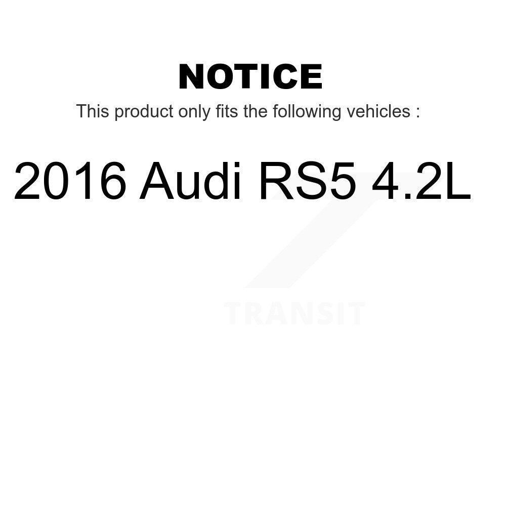 Mpulse Front Disc Brake Pads Wear Sensor (2 Pack) For 2016 Audi RS5 4.2L KSE-100345