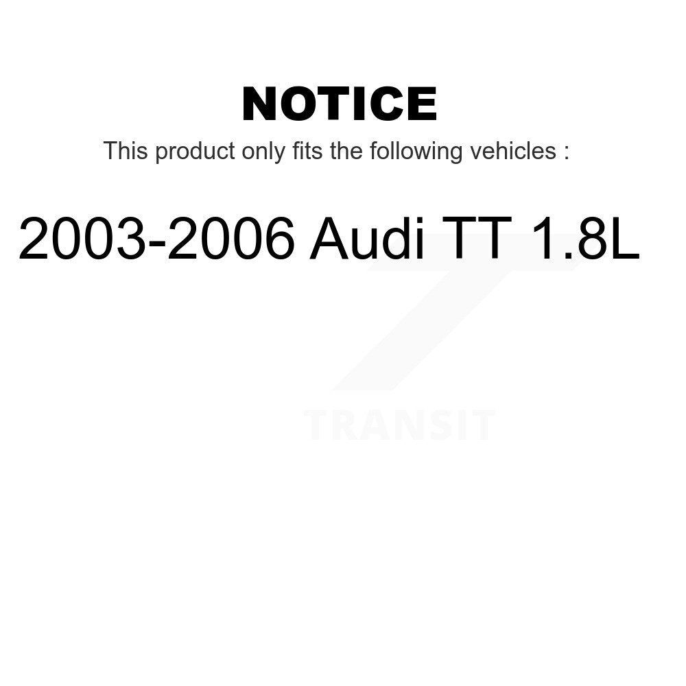 Mpulse Front Rear Disc Brake Pads Wear Sensor (4 Pack) For 2003-2006 Audi TT 1.8L KSE-100436