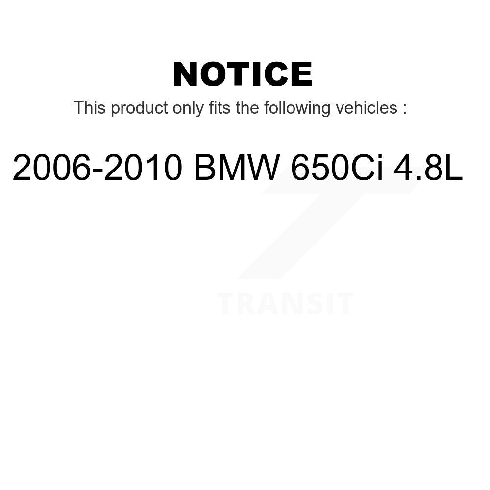 Mpulse Rear Disc Brake Pads Wear Sensor (2 Pack) For 2006-2010 BMW 650Ci 4.8L KSE-100468