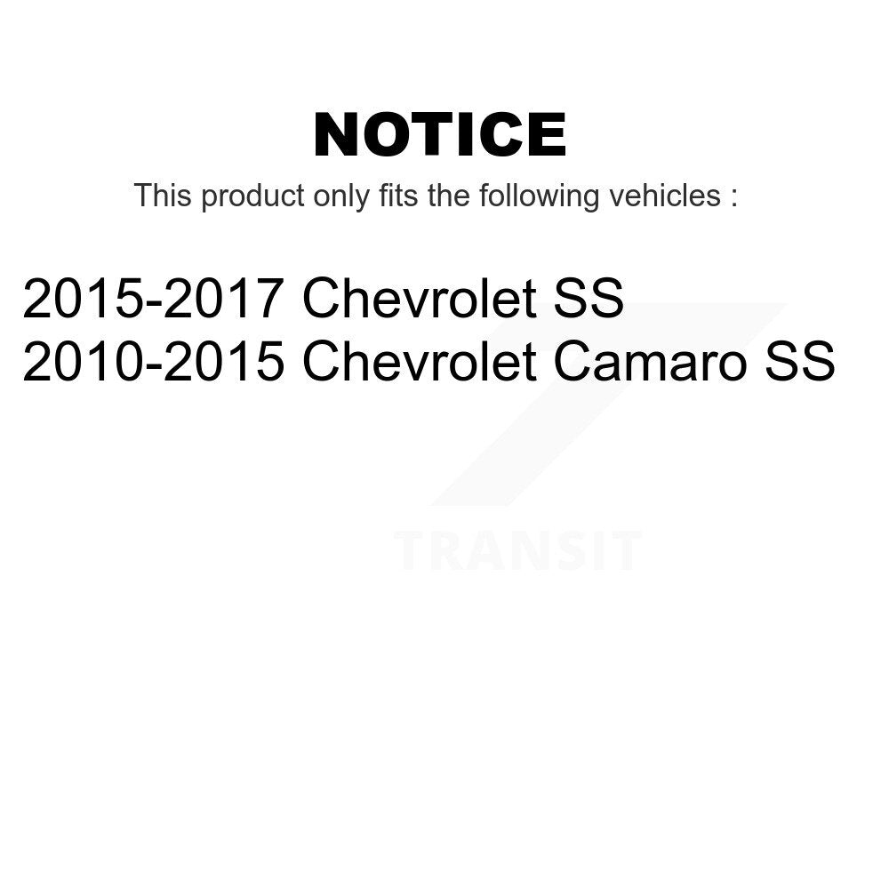 Front Rear Ceramic Brake Pads Kit For Chevrolet Camaro SS KTC-100217