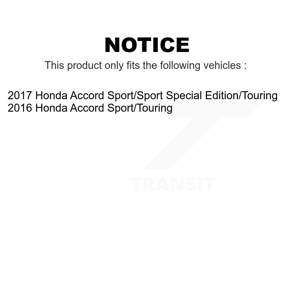 Front Rear Ceramic Brake Pads Kit For Honda Accord KTC-100284