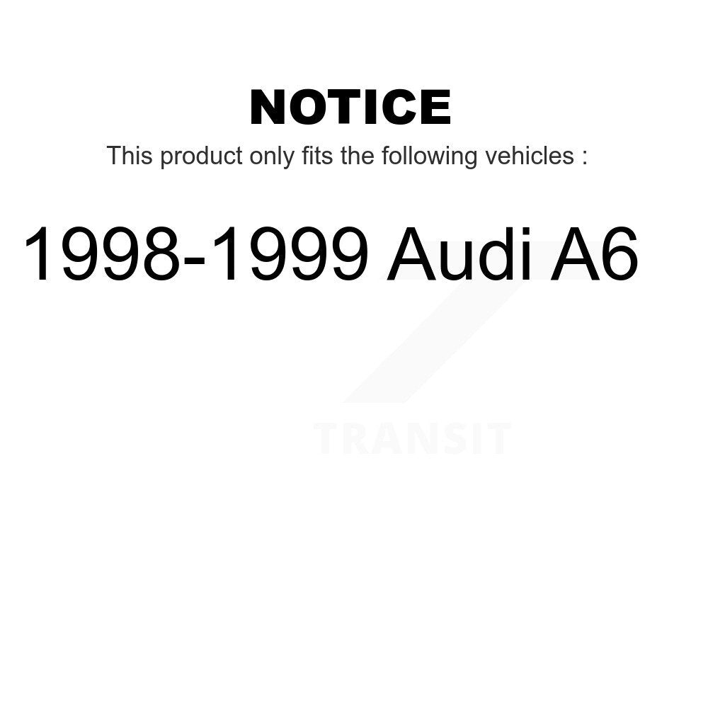 Front Rear Ceramic Brake Pads Kit For 1998-1999 Audi A6 KTC-100341
