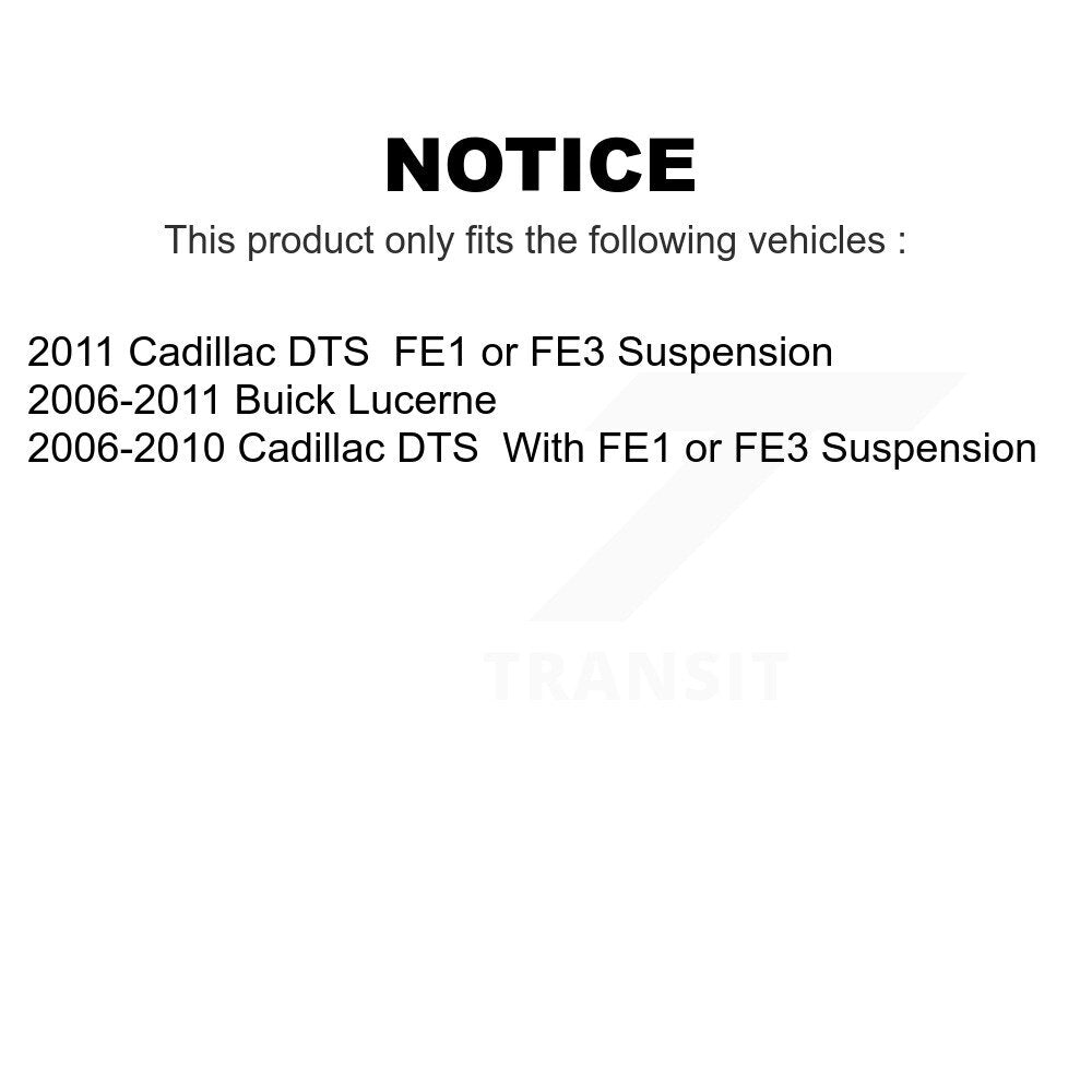 Front Suspension Control Arm And Ball Joint Assembly Stabilizer Bar Link Kit For Buick Lucerne Cadillac DTS KTR-100176