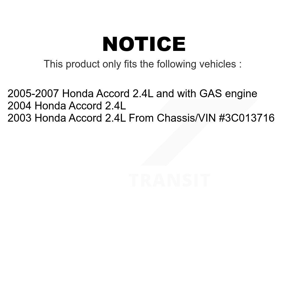 Front Suspension Control Arm And Ball Joint Assembly Steering Tie Rod End Stabilizer Bar Link Kit (8Pc) For Honda Accord KTR-100643