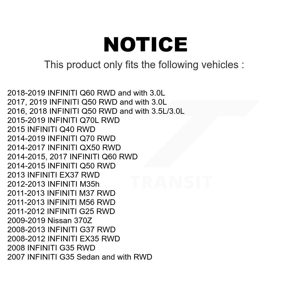 Front Suspension Stabilizer Bar Link Kit For INFINITI G37 Q50 G35 Nissan 370Z QX50 Q60 EX35 M37 G25 Q70 Q70L Q40 M56 EX37 M35h KTR-100858