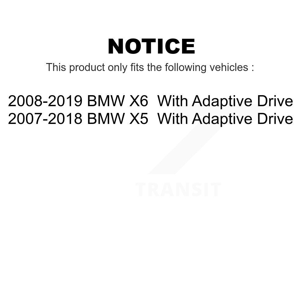 Front Suspension Stabilizer Bar Link Kit For BMW X5 X6 With Adaptive Drive KTR-100863