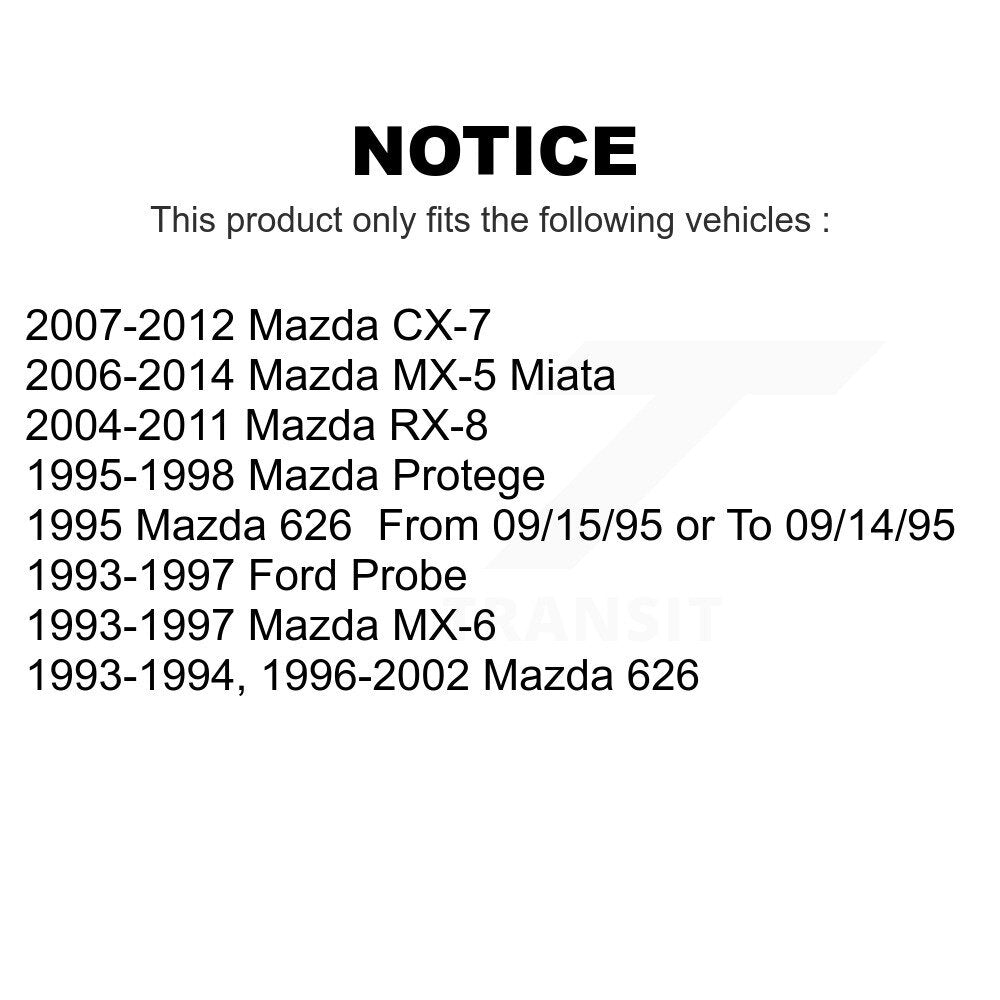 Front Suspension Stabilizer Bar Link Kit For Mazda CX-7 MX-5 Miata 626 RX-8 Protege Ford Probe MX-6 KTR-100887