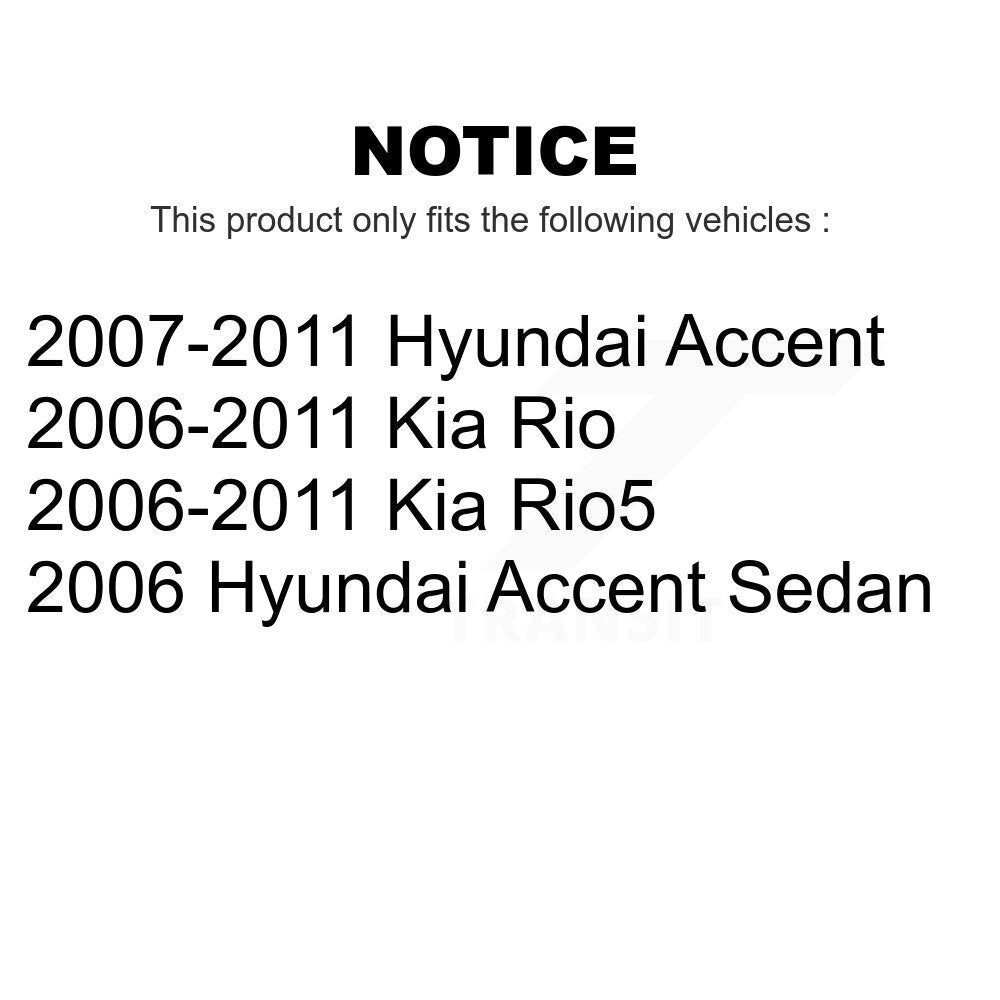 Front Suspension Stabilizer Bar Link Kit For Hyundai Accent Kia Rio Rio5 KTR-100906