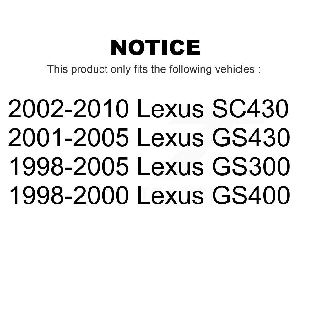Front Suspension Ball Joints Kit For Lexus GS300 SC430 GS400 GS430 KTR-101278