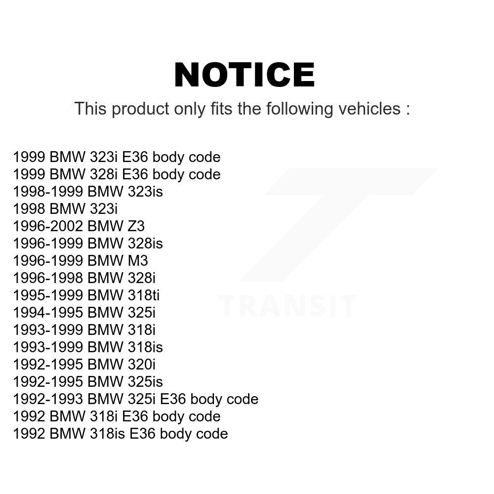 Front Suspension Control Arm And Ball Joint Assembly Kit For BMW Z3 328i 325i 323i M3 318i 318ti 325is 328is 318is 323is 320i KTR-101491