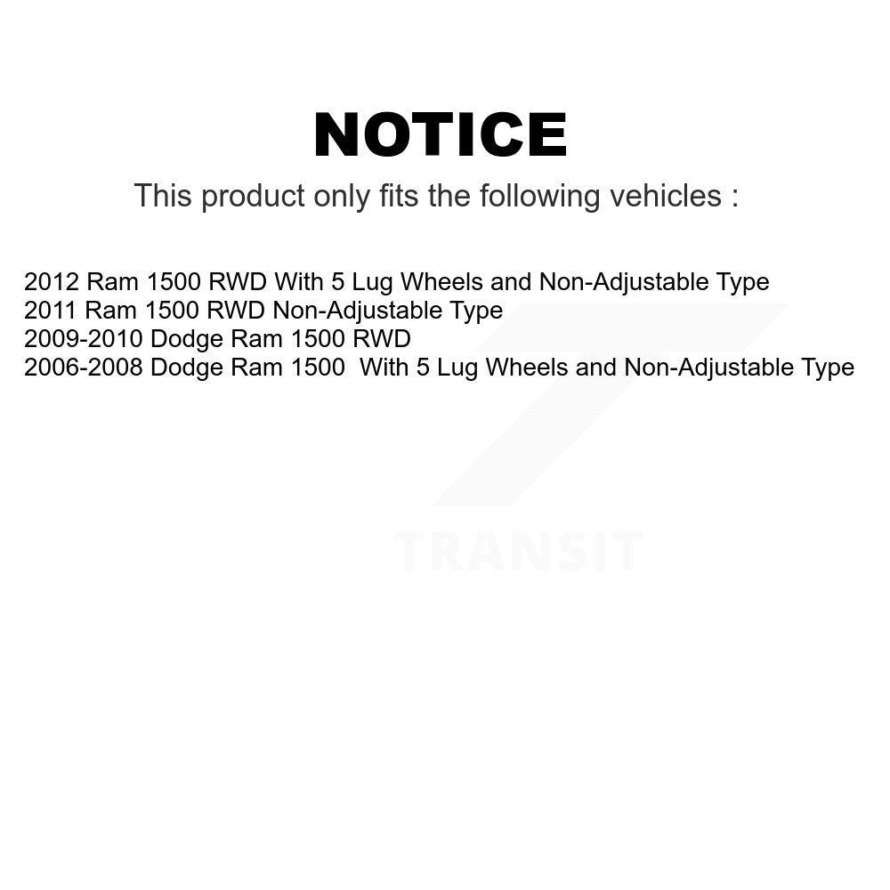 Front Suspension Ball Joints Kit For Dodge Ram 1500 KTR-101827