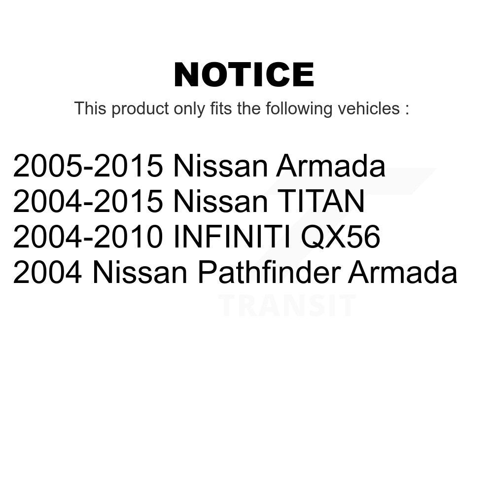 Front Suspension Ball Joints Kit For Nissan Titan Armada INFINITI QX56 Pathfinder TITAN KTR-101835