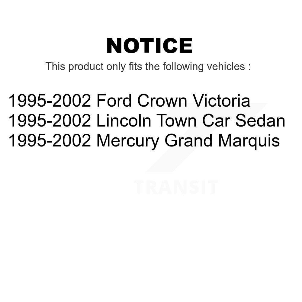 Front Suspension Ball Joints Kit For 1995-2002 Mercury Grand Marquis Lincoln Town Car Ford Crown Victoria KTR-101836