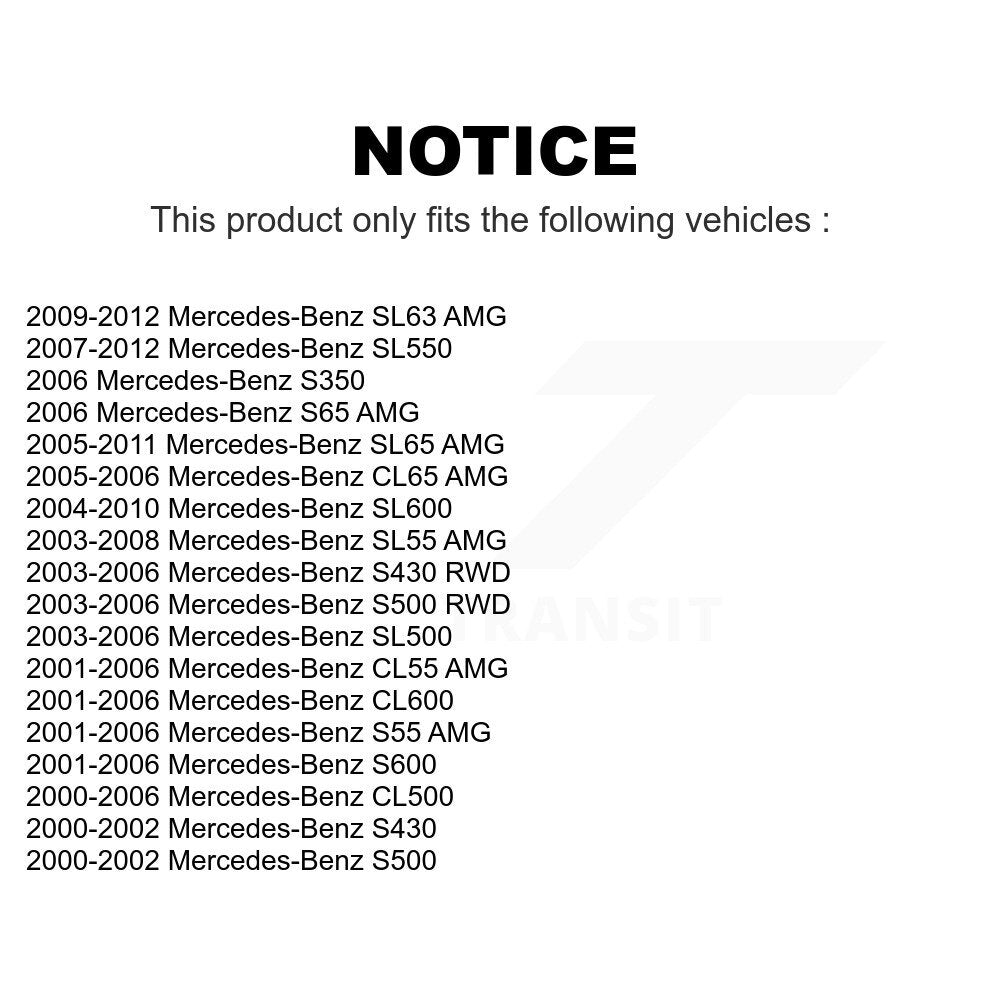 Front Steering Tie Rod End Kit For Mercedes-Benz S430 S500 SL500 SL550 SL55 AMG CL500 S55 CL55 S600 S350 SL600 SL63 CL600 SL65 CL65 S65 KTR-101983