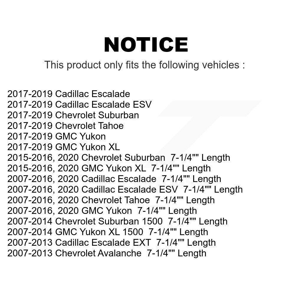 Front Rear Suspension Stabilizer Bar Link Kit For Chevrolet Tahoe GMC Yukon Cadillac Suburban 1500 Escalade XL Avalanche ESV EXT KTR-102005