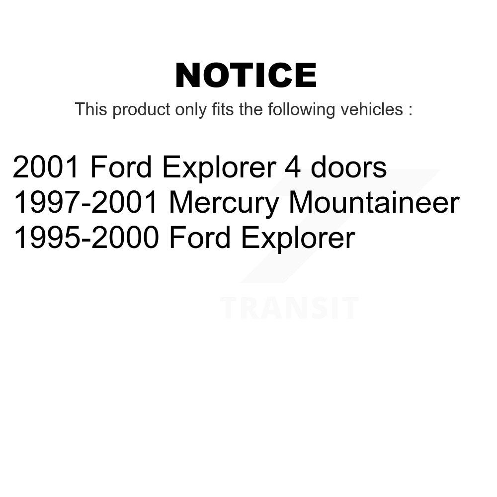 Front Rear Suspension Stabilizer Bar Link Kit For Ford Explorer Mercury Mountaineer KTR-102022