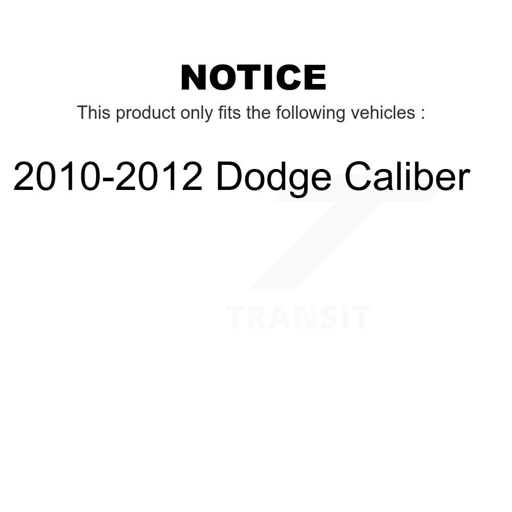 Front Rear Suspension Stabilizer Bar Link Kit For 2010-2012 Dodge Caliber KTR-102065