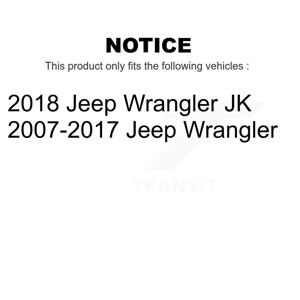Front Rear Suspension Stabilizer Bar Link Kit For Jeep Wrangler JK KTR-102070