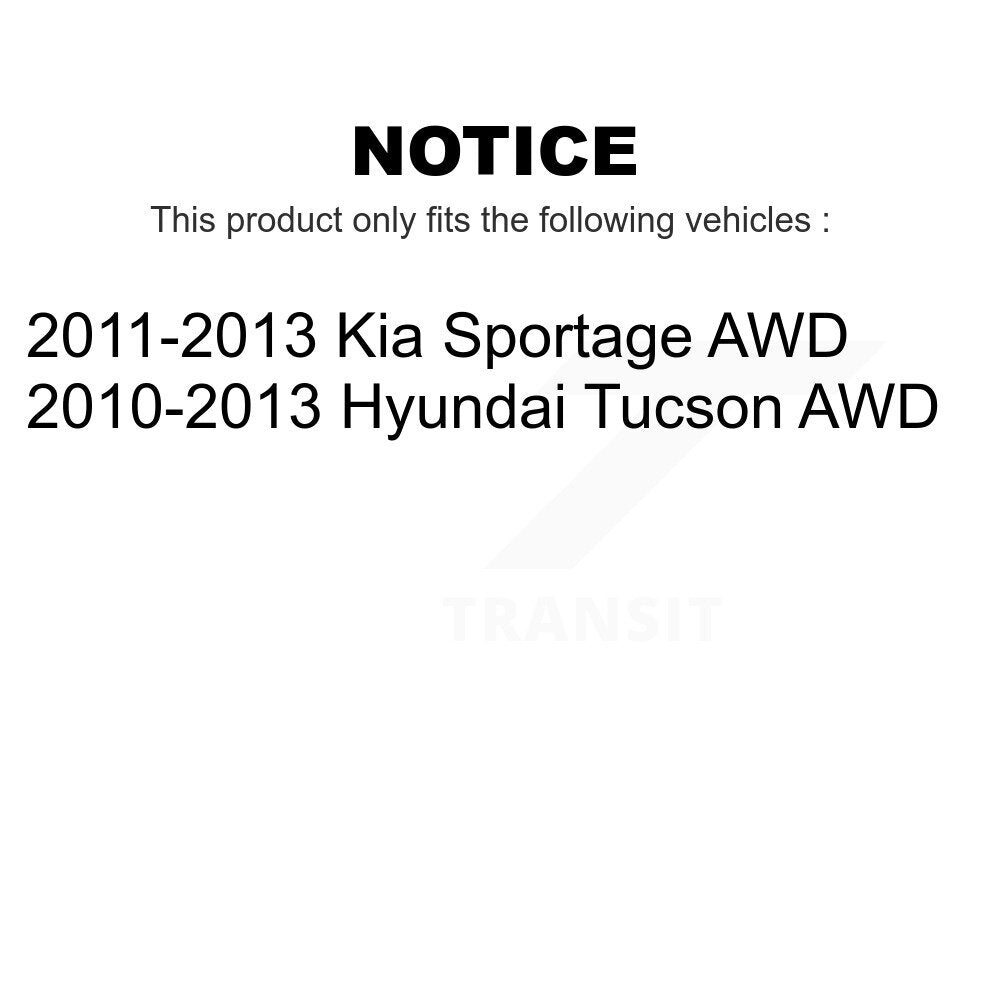 Front Rear Suspension Stabilizer Bar Link Kit For Hyundai Tucson Kia Sportage AWD KTR-102075