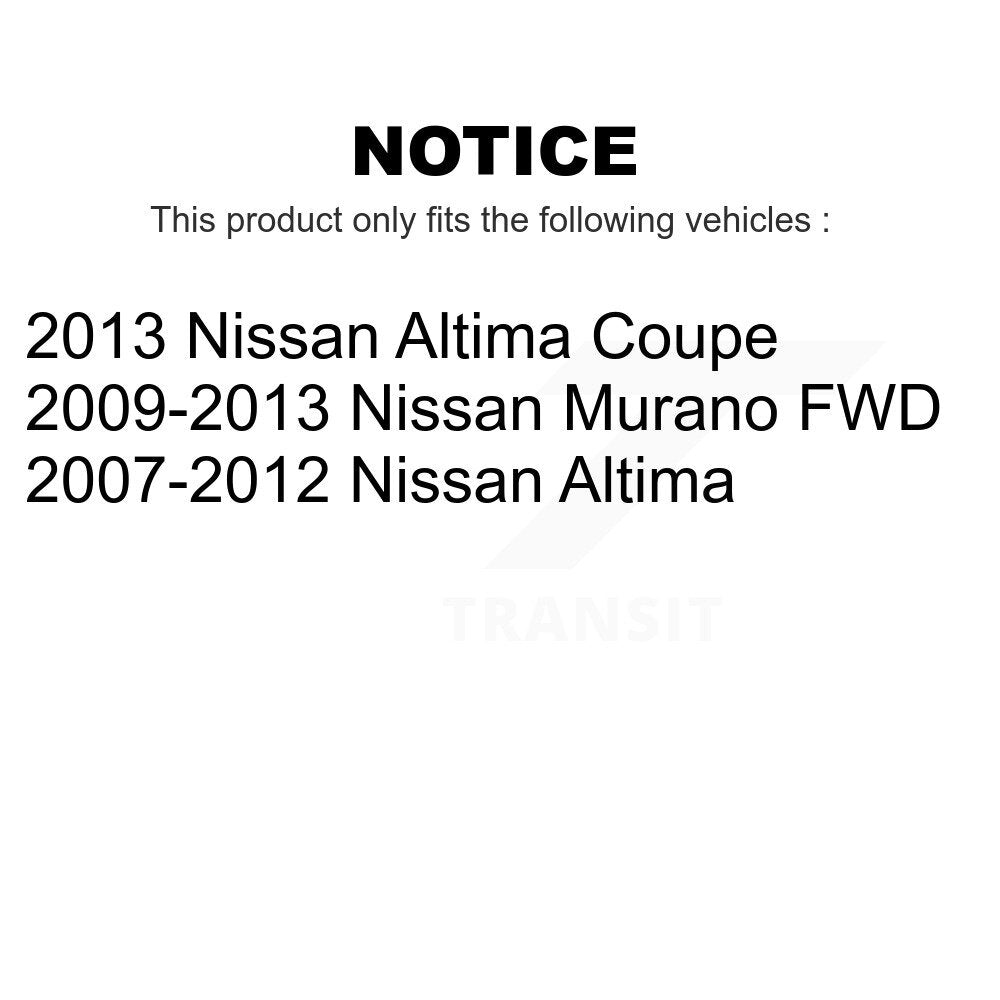 Front Rear Suspension Stabilizer Bar Link Kit For Nissan Altima Murano KTR-102155