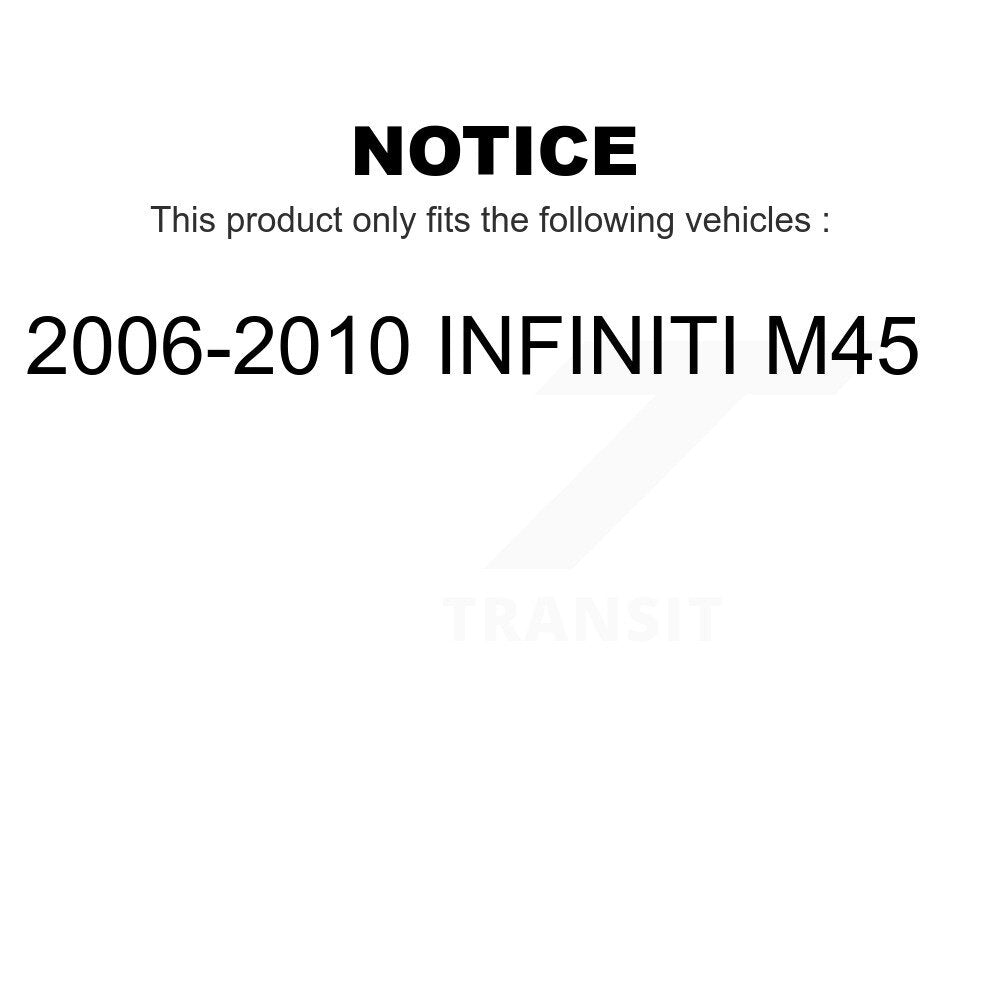 Front Rear Suspension Stabilizer Bar Link Kit For 2006-2010 INFINITI M45 KTR-102163