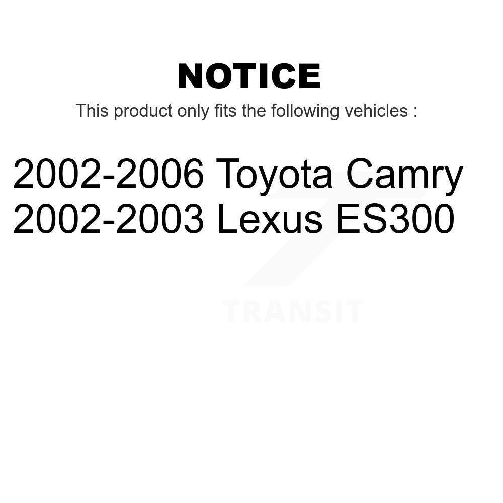 Front Lower Rearward Suspension Control Arm Bushing Pair For Toyota Camry Lexus ES300 KTR-102229
