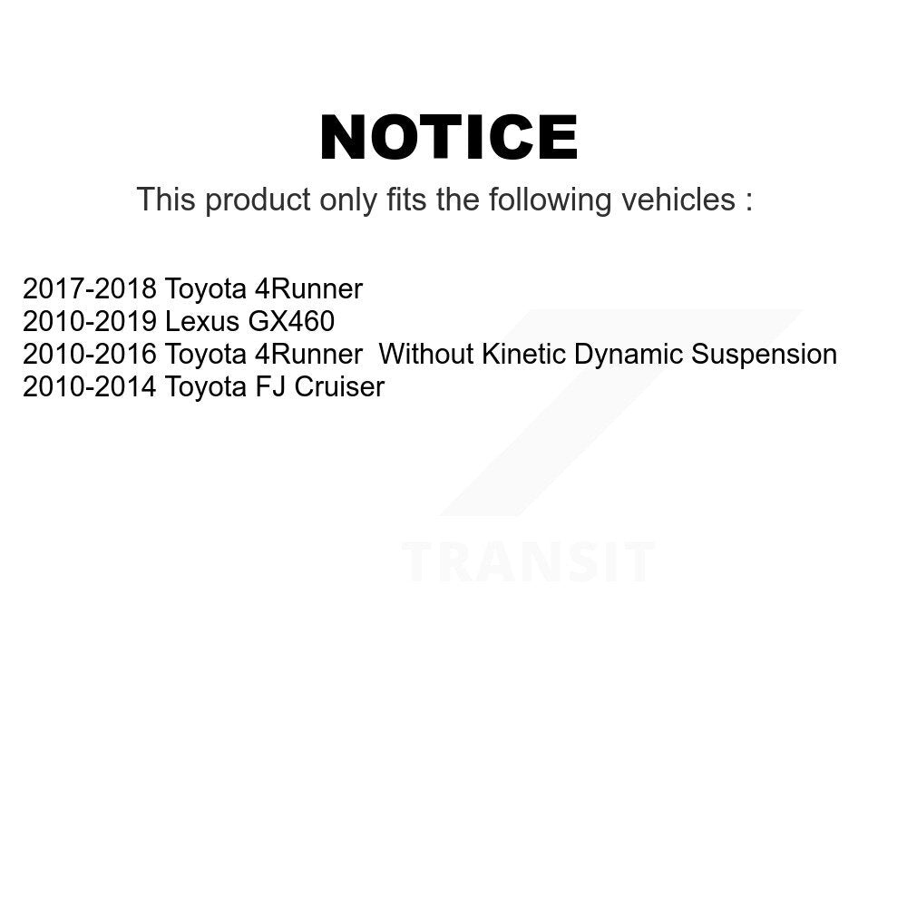 Front Suspension Ball Joint And Tie Rod End Kit For Toyota 4Runner Lexus GX460 FJ Cruiser KTR-102293