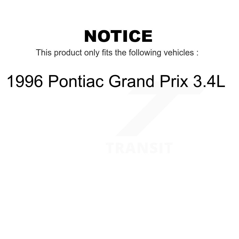 Front Suspension Ball Joint And Tie Rod End Kit For 1996 Pontiac Grand Prix 3.4L KTR-102340