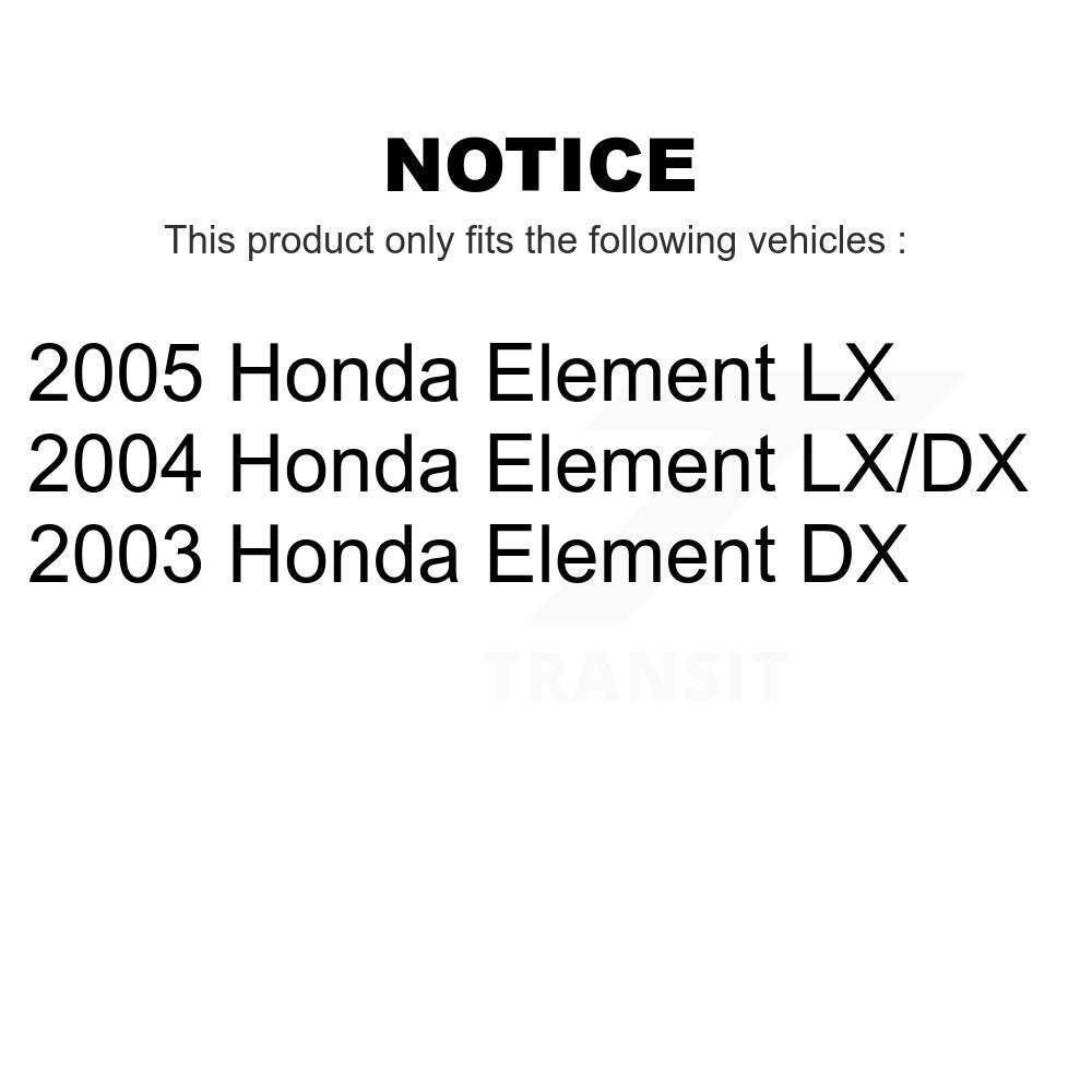 Front Suspension Ball Joint And Tie Rod End Kit For Honda Element KTR-102388