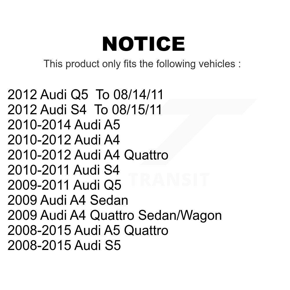 Front Suspension Ball Joint And Tie Rod End Kit For Audi Q5 A4 Quattro A5 S5 S4 KTR-102471