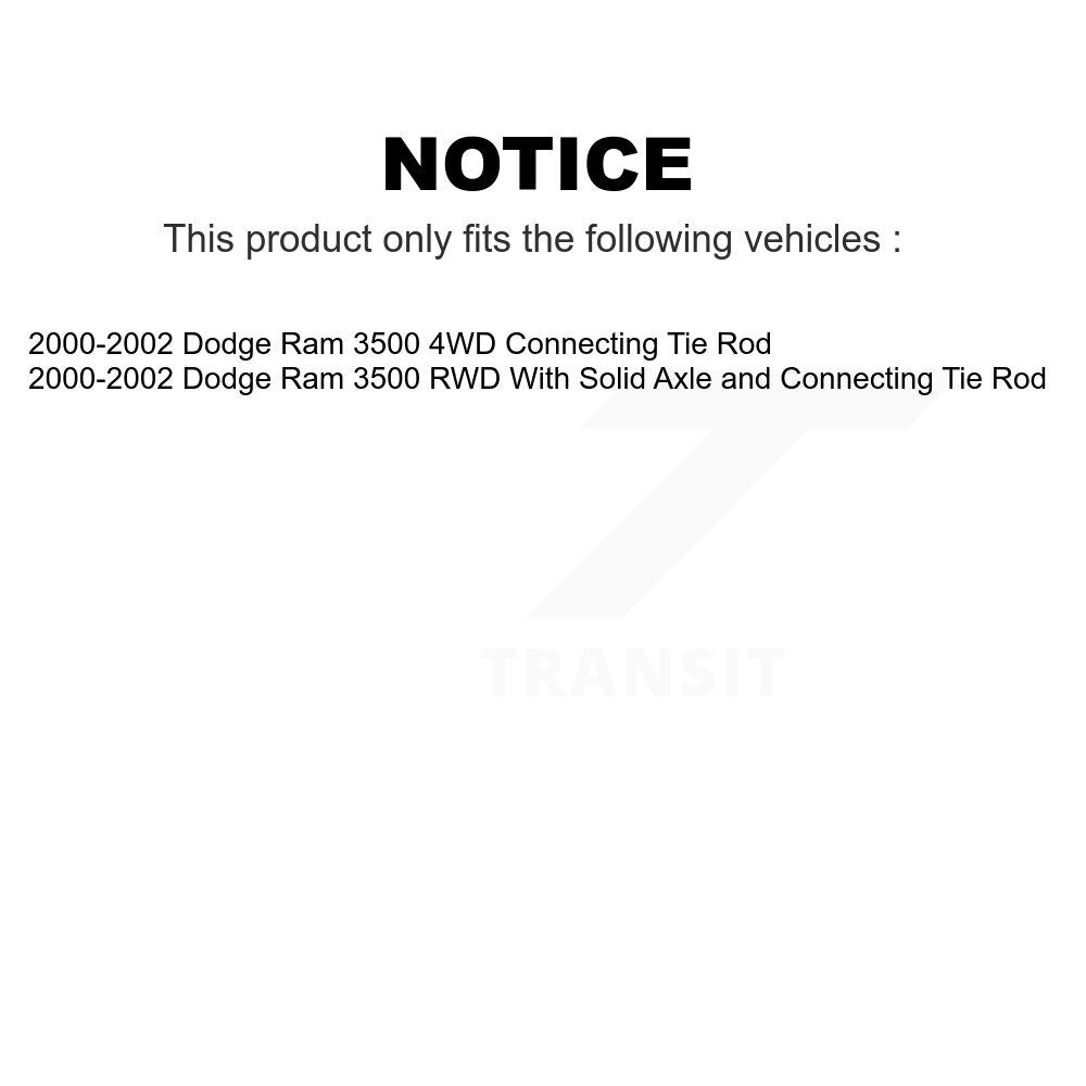 Front Suspension Ball Joint And Tie Rod End Kit For Dodge Ram 3500 KTR-102498